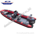 730 cm de fond dur en aluminium Hypalon Boats gonflables